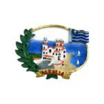 Τουριστικό μαγνητάκι Souvenir - Σετ 12pcs - Paralia - 678593