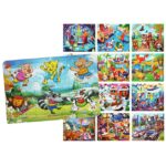 Παζλ Ξύλινο 60 τεμ Ζωάκια 30x22,5xcm ToyMarkt 891932 - 1 τεμ.