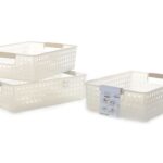 Καλάθι Με Λαβές Πλαστικό 30x21.5x8.5cm Σε 3 Χρώματα - 1 τεμ.