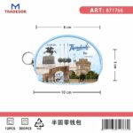 Πορτοφόλι Souvenir μπρελόκ mini - Σετ 10pcs - PVC - Thessaloniki - 10*8*3cm - 871766 - Image 2
