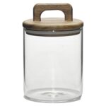 Βάζο Γυαλί Με Ερμητικό Καπάκι 650ml Φ10x14.8cm - 1 τεμ.