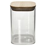Βάζο Γυαλί Με Ερμητικό Καπάκι 950ml Φ10x15.6cm - 1 τεμ.