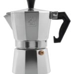 Καφετιέρα Espresso 2 Φλυτζανιών Με Λαβή Βακελίτη Ασημί/Μαύρο Αλουμίνιο - 1 τεμ.