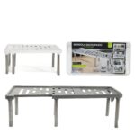 Ράφι Επεκτεινόμενο PP 34.8-61x18x15cm Σε 2 Χρώματα - 1 τεμ.