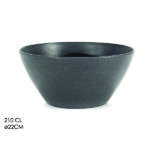 Μπολ μελαμίνης ανθρακί 210cl φ22cm. [77588445] - 2 τεμ.