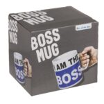 Κούπα 'I AM THE BOSS' 1lt Λευκό/Μπλε Κεραμικό 13x11cm - 1 τεμ. - Image 3