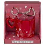 Σετ Δώρου ‘Love’ Με Κεραμική Κούπα 380ml Και Μεταλλικό Μπρελόκ 2Τμχ - 1 τεμ. - Image 2