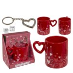 Σετ Δώρου ‘Love’ Με Κεραμική Κούπα 380ml Και Μεταλλικό Μπρελόκ 2Τμχ - 1 τεμ.