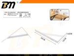Γωνία στήριξης ραφιού - 200x120x16*2mm - Σετ 12 τεμάχια - 205633 - Image 2