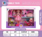 Σετ κούκλα με μωρό & αξεσουάρ - 6688-28DIY - 232544 - Image 2