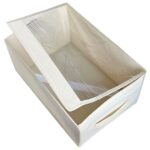 Υφασμάτινο Κουτί με Διάφανο Καπάκι 55x32x25cm Homie 1011180 - 1 τεμ.