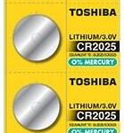 ΜΠΑΤΑΡΙΕΣ TOSHIBA ΛΙΘΙΟΥ CR 2025 (1 ΤΕΜ)