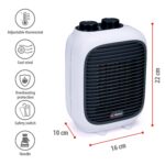 Φορητό Αερόθερμο 2-Σε-1 1500W Λευκό/Μαύρο 16x10x22cm ALPINA - 1 τεμ. - Image 9