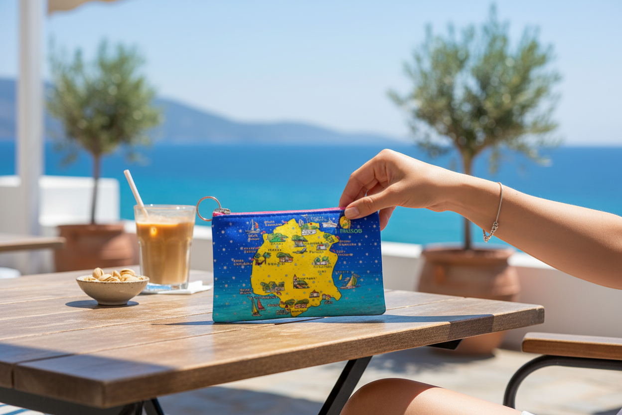 Πορτοφόλι Souvenir μπρελόκ - Σετ 10pcs - PVC - Thassos - 16*10cm - 871714 - Image 3