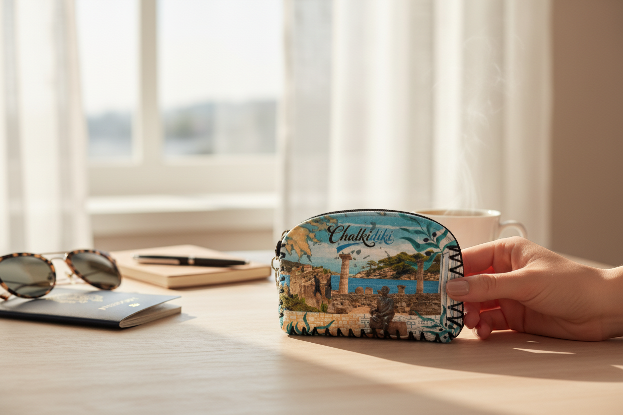 Πορτοφόλι Souvenir μπρελόκ - Σετ 10pcs - PVC - Chalkidiki - 14*9cm - 871743 - Image 3
