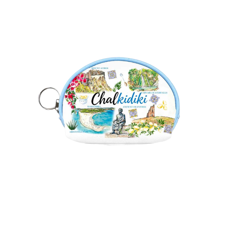 871760-Photoroom Πορτοφόλι Souvenir μπρελόκ mini - Σετ 10pcs - PVC - Chalkidiki - 10*8*3cm - 871760 - Image 1