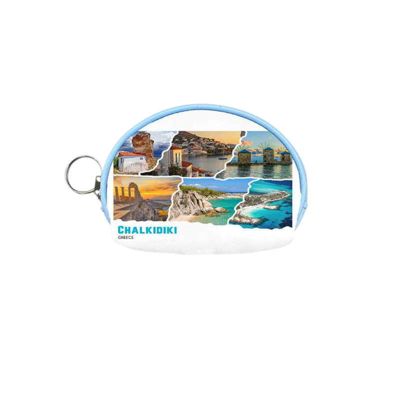 871761-Photoroom Πορτοφόλι Souvenir μπρελόκ mini - Σετ 10pcs - PVC - Chalkidiki - 10*8*3cm - 871761 - Image 1