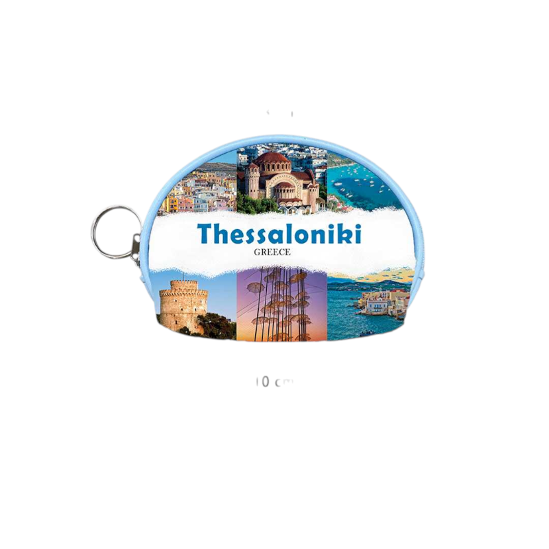 871765-Photoroom Πορτοφόλι Souvenir μπρελόκ mini - Σετ 10pcs - PVC - Thessaloniki - 10*8*3cm - 871765 - Image 1