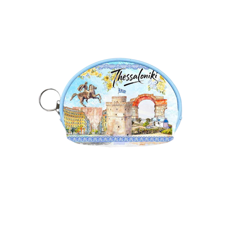 871767-Photoroom Πορτοφόλι Souvenir μπρελόκ mini - Σετ 10pcs - PVC - Thessaloniki - 10*8*3cm - 871767 - Image 1