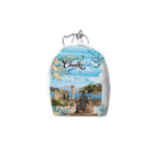 Πορτοφόλι Souvenir μπρελόκ mini - Σετ 10pcs - PVC - Chalkidiki - 7*9*4.5cm - 871783