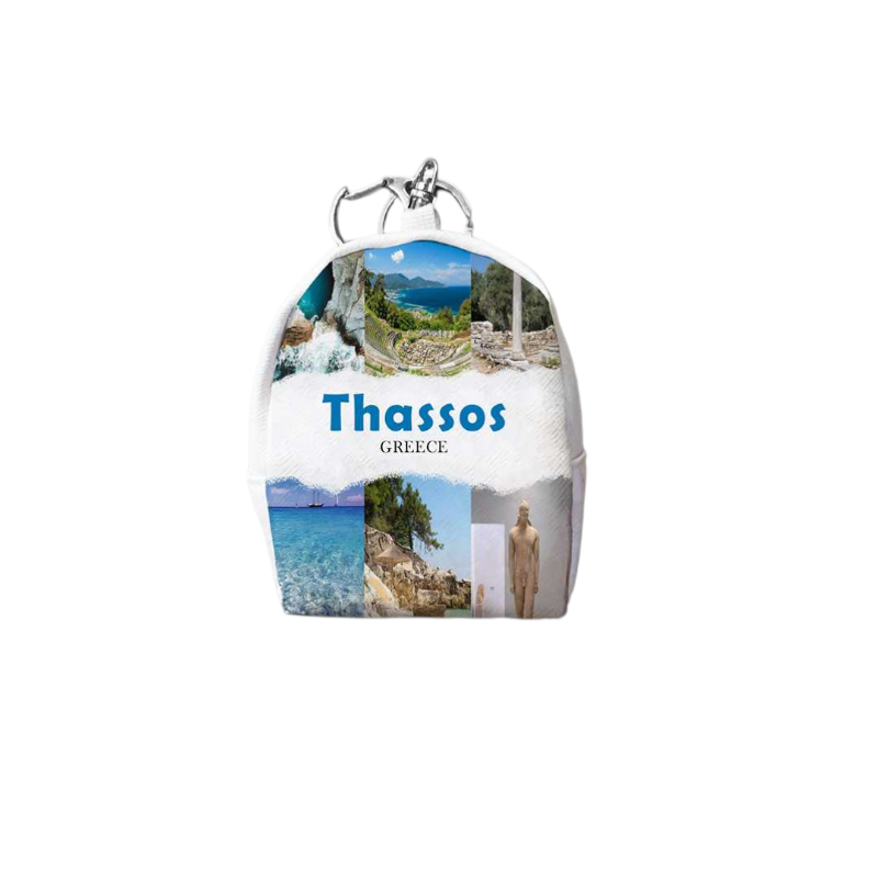 871793-Photoroom Πορτοφόλι Souvenir μπρελόκ mini - Σετ 10pcs - PVC - Thassos - 7*9*4.5cm - 871793 - Image 1