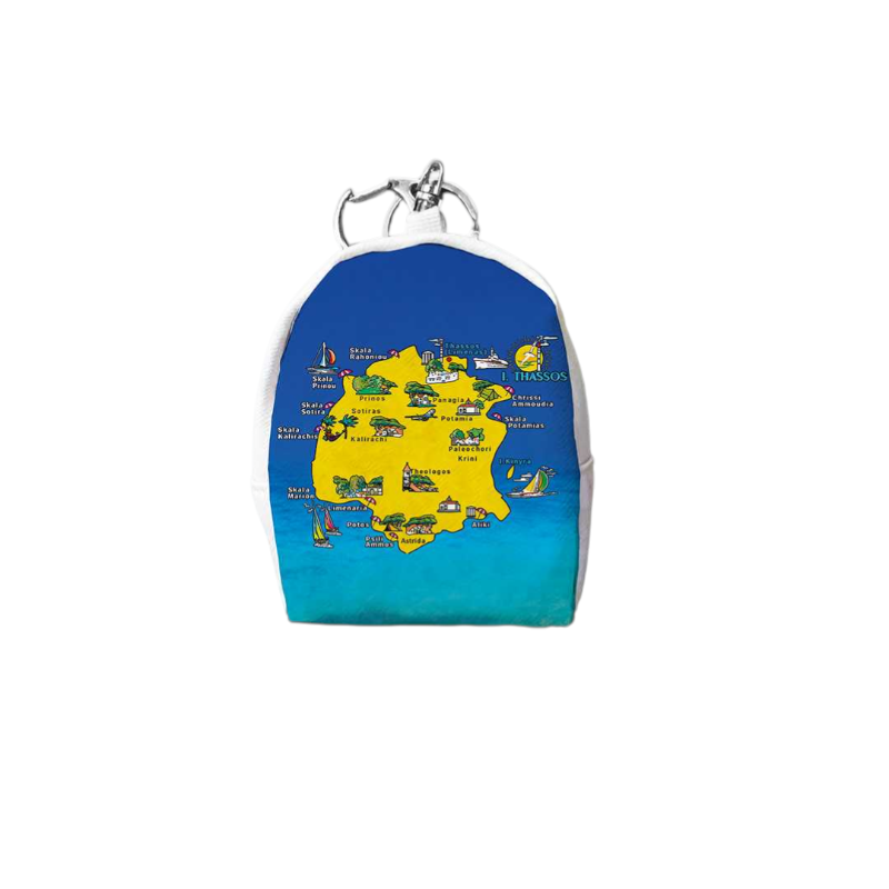 871794-Photoroom Πορτοφόλι Souvenir μπρελόκ mini - Σετ 10pcs - PVC - Thassos - 7*9*4.5cm - 871794 - Image 1