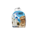 Πορτοφόλι Souvenir μπρελόκ mini - Σετ 10pcs - PVC - Greece - 7*9*4.5cm - 871797