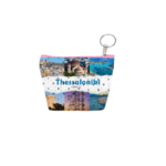 Πορτοφόλι Souvenir μπρελόκ mini - Σετ 10pcs - PVC - Thessaloniki - 11*7*4cm - 871805