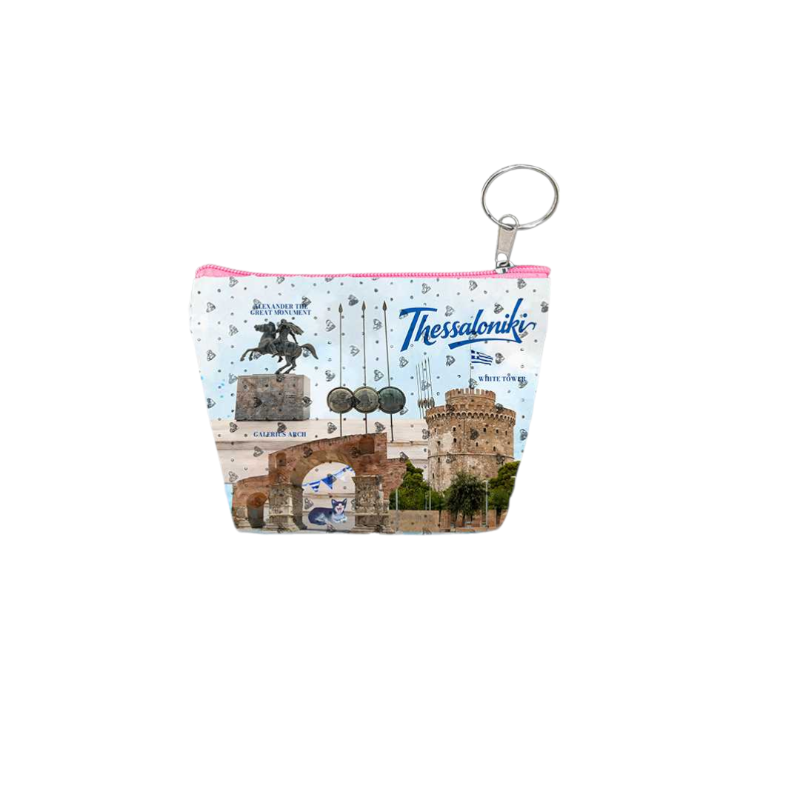 871806-Photoroom Πορτοφόλι Souvenir μπρελόκ mini - Σετ 10pcs - PVC - Thessaloniki - 11*7*4cm - 871806 - Image 1