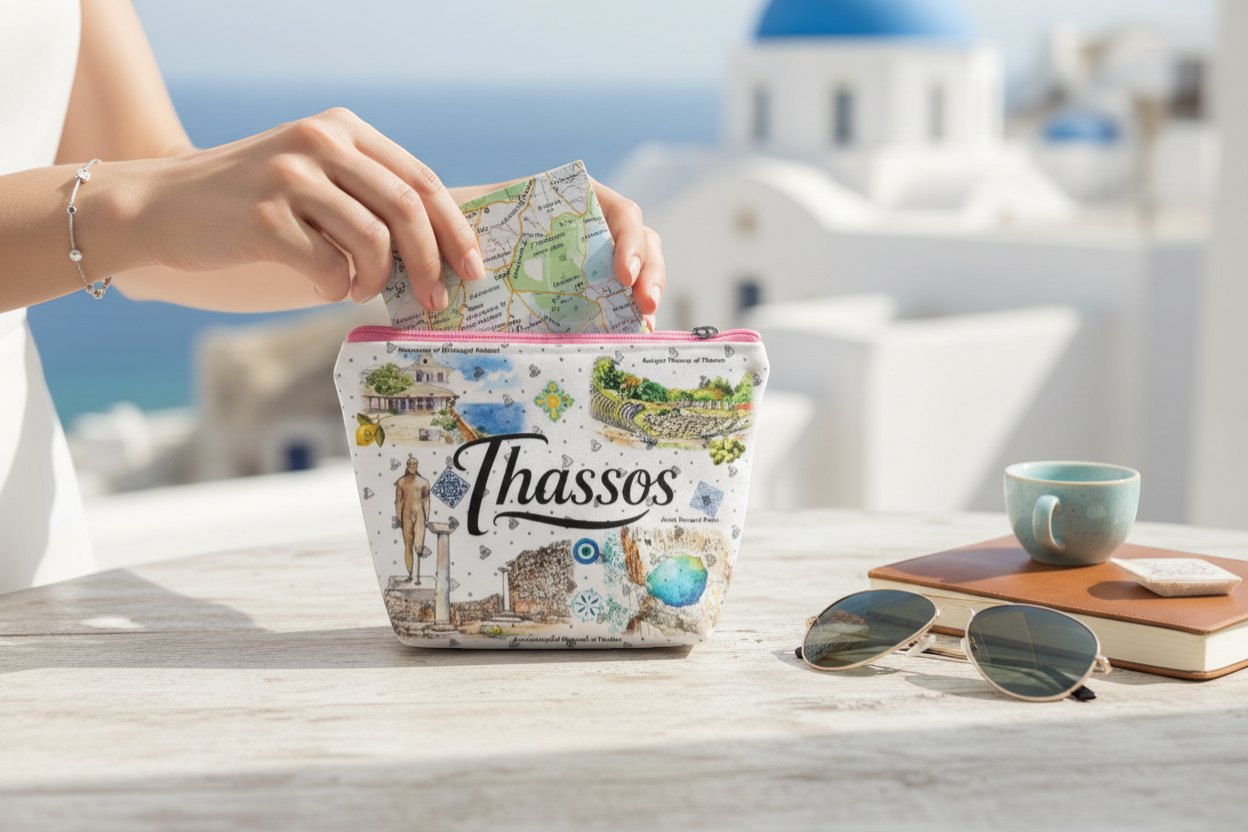 Πορτοφόλι Souvenir μπρελόκ mini - Σετ 10pcs - PVC - Thassos - 11*7*4cm - 871812 - Image 3