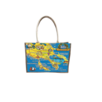 Τουριστική τσάντα λινή με κουμπί - Chalkidiki - 36*25*16cm - 871882