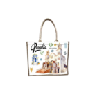 Τουριστική τσάντα λινή με φερμουάρ - Paralia - 40*34*19cm - 871910