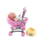 Παιδικό καροτσάκι mini με κούκλα - 0812-155 - 917427