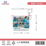 Πορτοφόλι Souvenir μπρελόκ mini - Σετ 10pcs - PVC - Paralia - 11*7*4cm - 871809 - Image 2