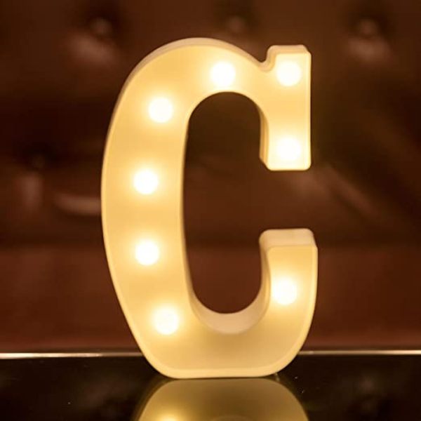 C_8w97-79 Γράμμα LED μπαταρίας C 22cm OEM - Image 1