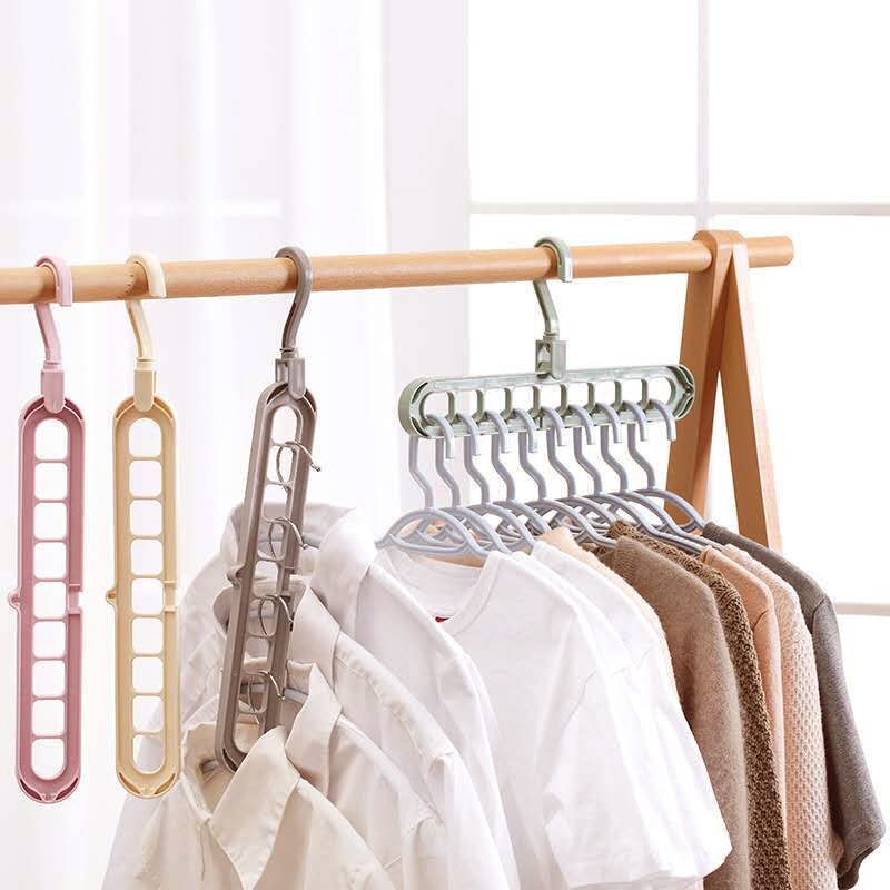Clothes-hanger-organizer Κρεμάστρα ντουλάπας πολλαπλών χώρων OEM - Image 1