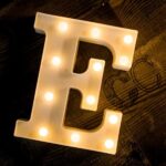 Γράμμα LED μπαταρίας  E 22cm OEM