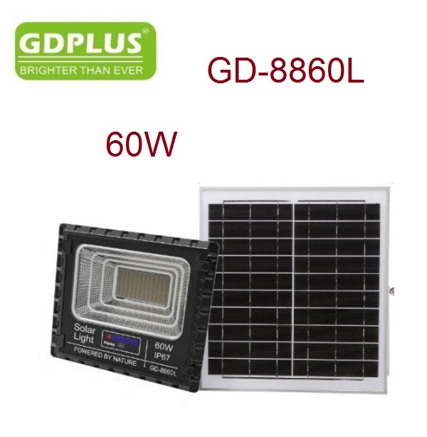 GD-8860L_1_rp5y-73 Ηλιακός προβολέας τοίχου με τηλεχειριστήριο 60W GD-8860L GDPLUS GDplus - Image 1