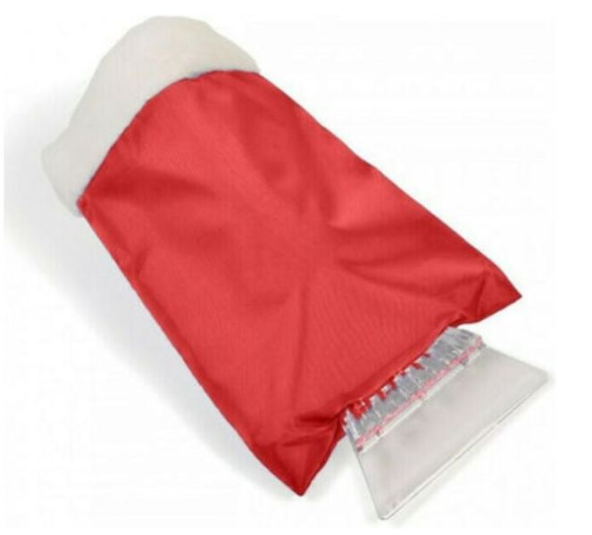 GLOVE_ICS_RED Ξύστρα πάγου με αδιάβροχο γάντι κόκκινο OEM - Image 1