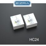 Φορτιστής πρίζας 2 USB με φως LED λευκός HC24 EZRA EZRA