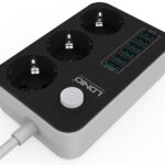 LDNIO πολύπριζο και  φορτιστής με 6 θύρες USB  SE3631 0310 Ldnio