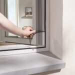 Σίτα εντόμων παραθύρου με αυτοκόλλητο Velcro 60x150cm μαύρο OEM
