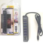 HUB  8 θυρών USB 3.0, TF, SD με σύνδεση Type-C Q-HU300B ANDOWL Andowl