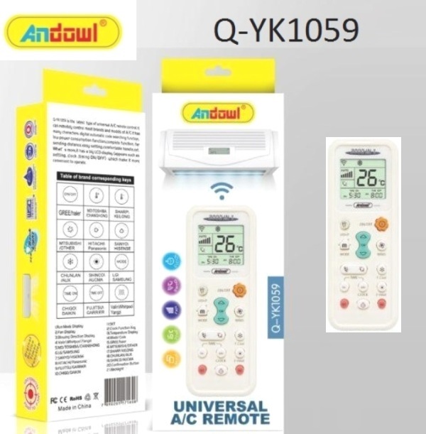 Q-YK1059_1_dujz-kf Ενιαίο τηλεχειριστήριο κλιματιστικού Q-YK1059 ANDOWL Andowl - Image 1