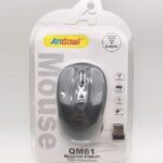 Μίνι ασύρματο ποντίκι 2.4Ghz γκρι QM61 ANDOWL Andowl