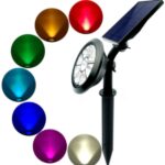 Ηλιακό, πολύχρωμο φως LED κήπου RGB OEM