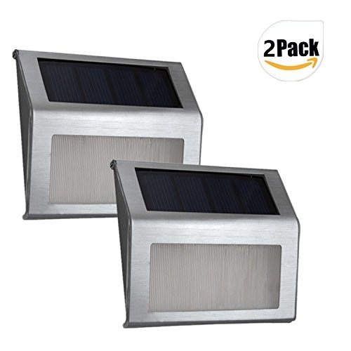 Set_2_LED_solar_outdoor_step_lights_www.allsales.gr_ Σετ 2 ηλιακά φώτα εξωτερικού χώρου LED για σκάλες 8104 OEM - Image 1