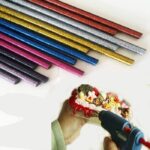 Σετ 6 τεμ στικ με γκλίτερ για πιστόλι θερμής κόλλησης 11mm OEM