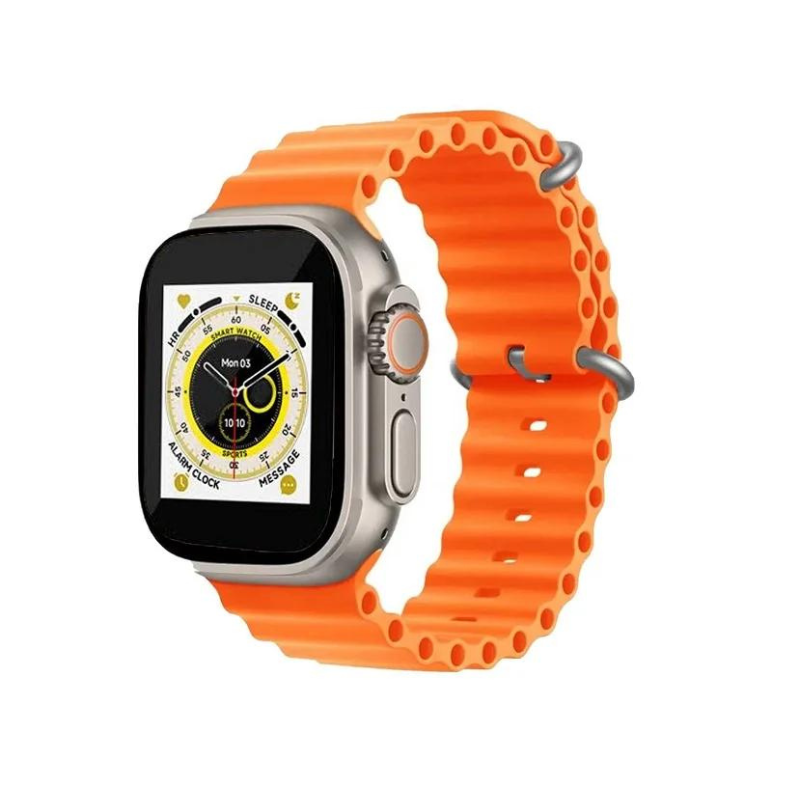 Smartwatch_Strap_Orange Σετ Smartwatch με 3 λουράκια - WISME-X30 - 750278 - Orange - Image 1