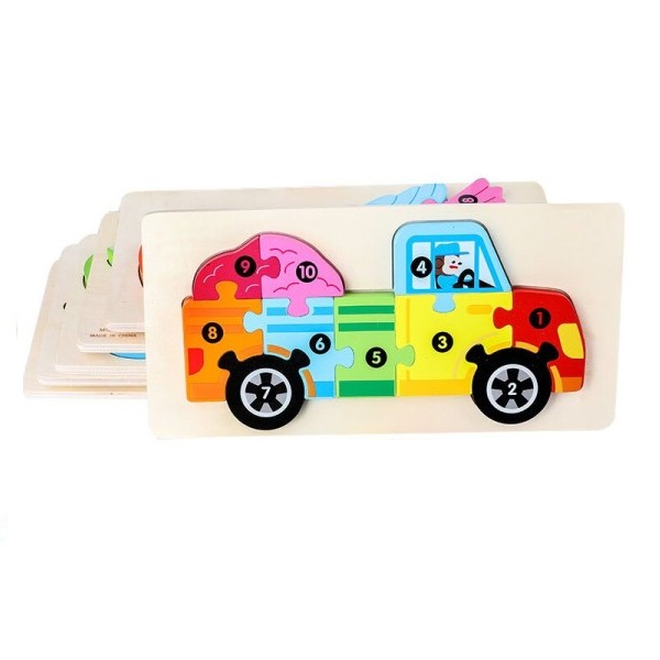 TRUCK_PUZZLE_2_miqn-jn Ξύλινο παζλ με αριθμούς Φορτηγάκι 8415 OEM - Image 1
